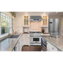 Thor Kitchen A-Series 3-Piece Appliance Package - 36-Inch Electric Range, Refrigerator with Water Dispenser, and Dishwasher in Stainless Steel