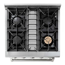 Thor Kitchen 30" 4.2 cu. ft. Professional Gas Range in Stainless Steel (HRG3080U) Ranges Thor Kitchen 