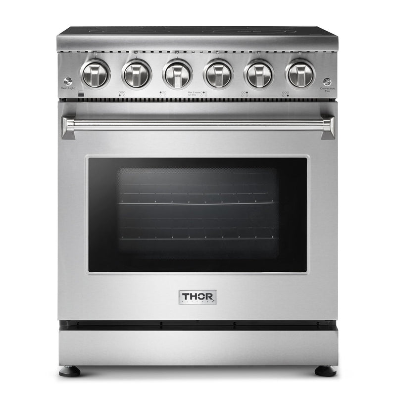 Thor Kitchen 30" 4.55 cu. ft. Oven Electric Range in Stainless Steel (HRE3001) Ranges Thor Kitchen 