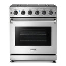 Thor Kitchen 30" 4.55 cu. ft. Professional Gas Range in Stainless Steel (LRG3001U) Ranges Thor Kitchen 