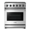 Thor Kitchen 30-Inch Propane Gas Range with 5 Burners, 4.55 cu. ft Oven in Stainless Steel (LRG3001ULP)
