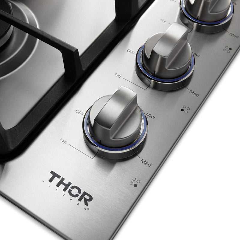Thor 36 Inch Professional Drop-In Gas Cooktop with Six Burners in