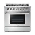 Thor Kitchen 36-Inch 5.2 cu. ft. Professional Natural Gas Range in Stainless Steel (HRG3618U)