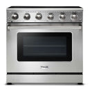Thor Kitchen 36" 6.0 cu. ft. Oven Electric Range in Stainless Steel (HRE3601) Ranges Thor Kitchen 