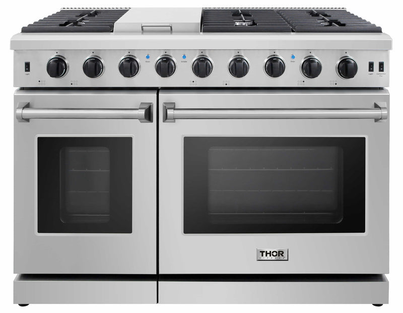 Viking® 7 Series 36 Cast Black Pro Style Dual Fuel Natural Gas Range with  12 Reversible Griddle