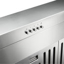 Thor Kitchen 48" Inch Professional Wall Mount Pyramid Range Hood, Stainless Steel (TRH48P) Range Hoods Thor Kitchen 