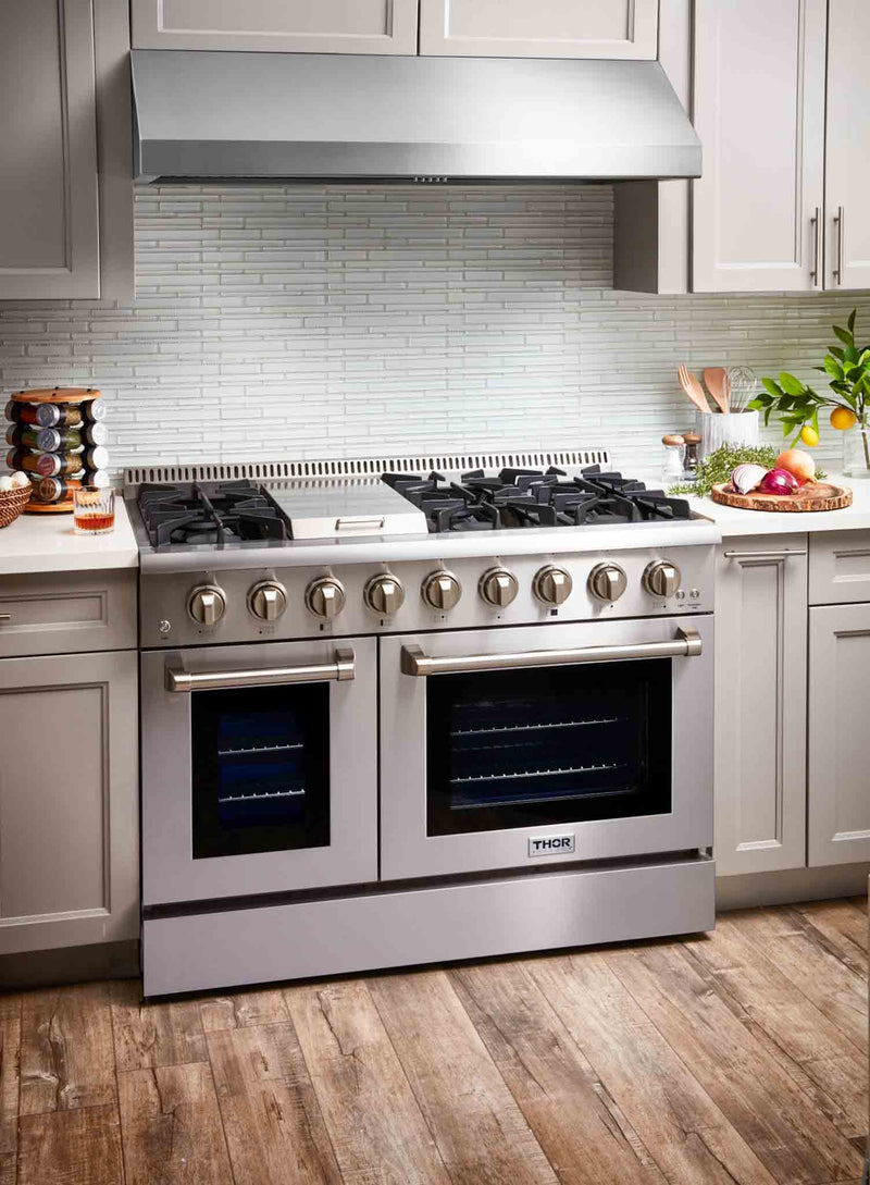 Thor Kitchen 48-inch Under Cabinet Range Hood in Stainless Steel with 1200 CFM (TRH4806) Range Hoods Thor Kitchen 