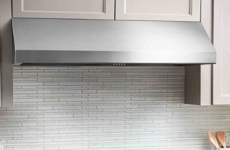 Thor Kitchen 4-Piece Appliance Package - 48-Inch Gas Range, French Door Refrigerator, Dishwasher & Under Cabinet 11-Inch Tall Hood in Stainless Steel