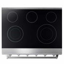 Thor Kitchen 5-Piece Appliance Package - 36-Inch Electric Range, Refrigerator with Water Dispenser, Wall Mount Hood, Dishwasher, & Wine Cooler in Stainless Steel Appliance Package Thor Kitchen 