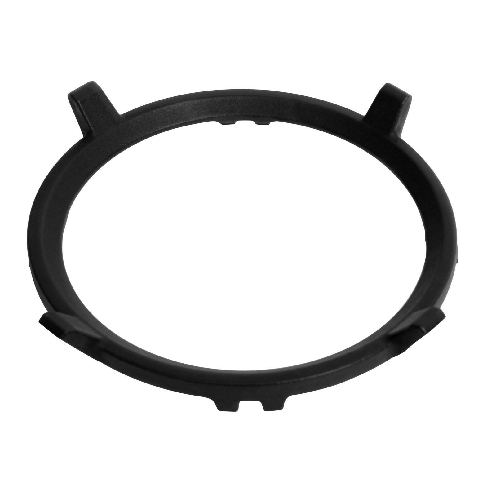Thor Kitchen cast iron wok ring with three support tabs, dark finish