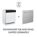 ZLINE 3-Piece Appliance Package - 30-Inch Gas Range, Microwave Oven and Dishwasher in Satin Stainless Steel (3KP-SGRSOTRHDWV30)