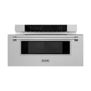 ZLINE 30-Inch 1.2 cu. ft. Built-in Microwave Drawer in Satin Stainless Steel (MWD-30-SS)