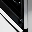 ZLINE 60-inch Legacy Series Dual Fuel Range with 9 Gas Burner Stove and 7.4 Cu. Ft. Electric Oven in Stainless Steel and White Matte Door (RA-WM-60)