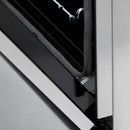 ZLINE Legacy Series Autograph Edition 30-inch Dual Fuel Range with Gas Stove and 4.0 Cu. Ft. Electric Oven in Fingerprint Resistant Satin Stainless Steel with Gold Accents (RASZ-SN-30-G)