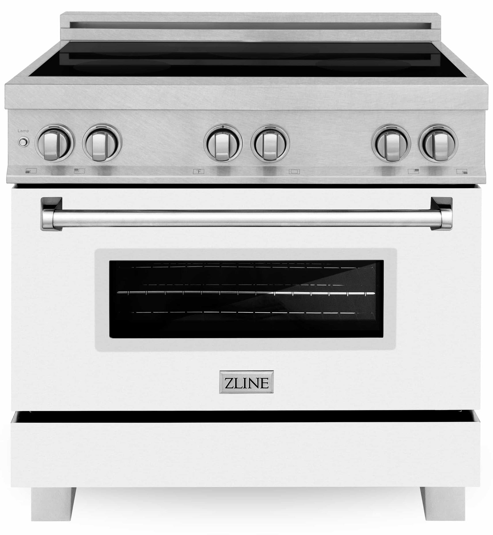 ZLINE 36" Induction Range w/ White Matte Door (RAINDSWM36)