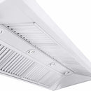 ZLINE 60-Inch Professional Convertible Vent Wall Mount Range Hood in Stainless Steel with Crown Molding (597CRN-60)