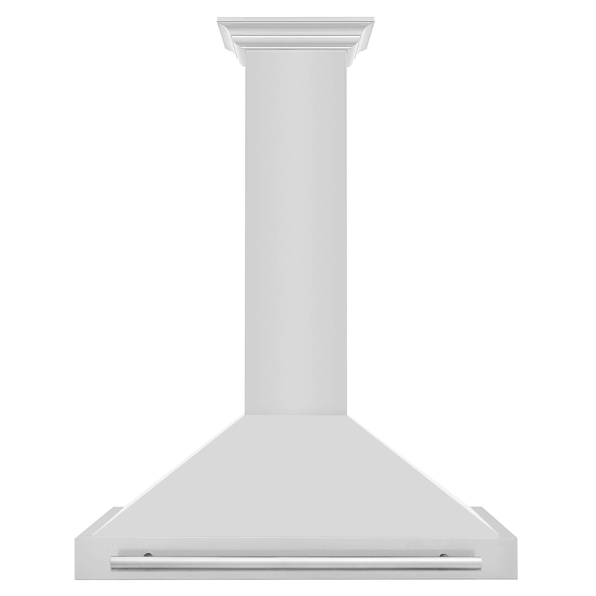 ZLINE 36-inch wall-mounted range hood, stainless steel chimney and vent canopy