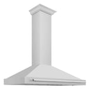 ZLINE 48-Inch Wall Mounted Range Hood in Stainless Steel with Stainless Steel Handle (KB4STX-48)