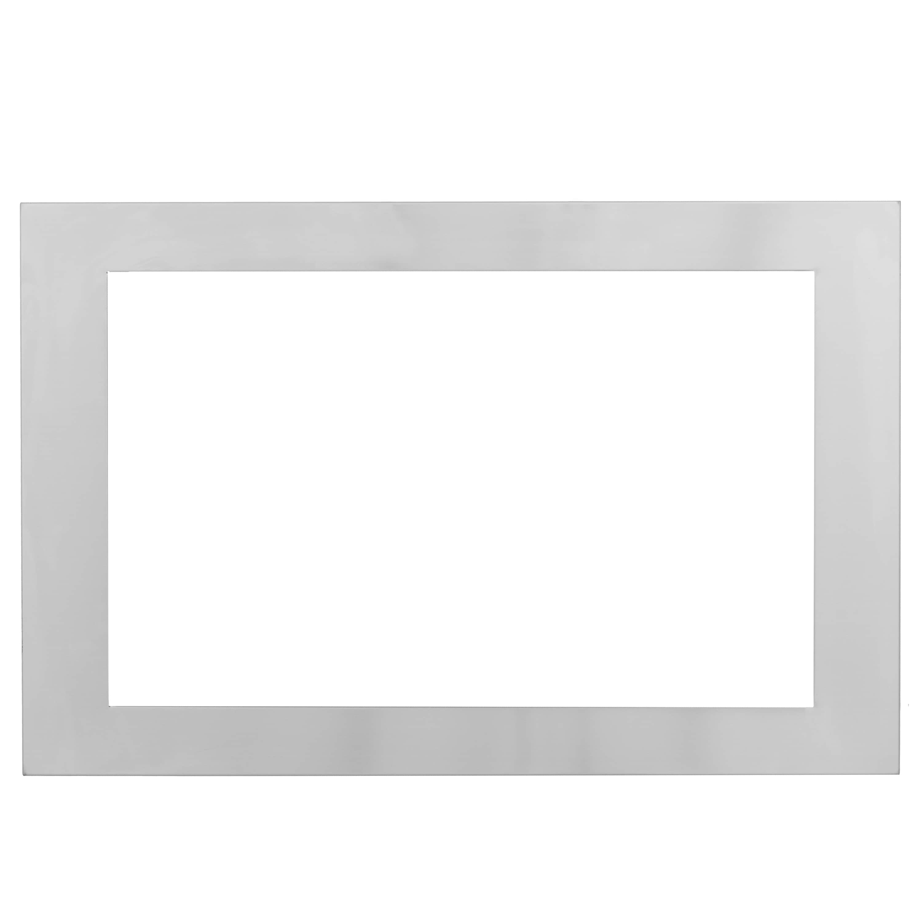 Microwave drawer trim kit front panel, blank white surround for built-in microwave drawer
