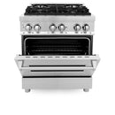 ZLINE 30-inch Legacy Series Dual Fuel Range with Gas Burners and Electric Oven in Stainless Steel (RA30)