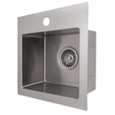 ZLINE 15" Donner Topmount Single Bowl Bar Kitchen Sink in Stainless Steel (STS-15) Kitchen Sink ZLINE 