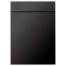 ZLINE 18" Compact Black Stainless Steel Top Control Dishwasher with Stainless Steel Tub and Modern Style Handle, 40dBa (DW-BS-H-18) Dishwashers ZLINE 