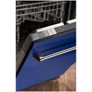 ZLINE 18" Dishwasher in Blue Matte with Stainless Steel Tub and Traditional Style Handle (DW-BM-18) Dishwashers ZLINE 