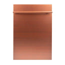 ZLINE 18' Dishwasher in Copper with Stainless Steel Tub and Modern Style Handle (DW-C-18) Dishwashers ZLINE 