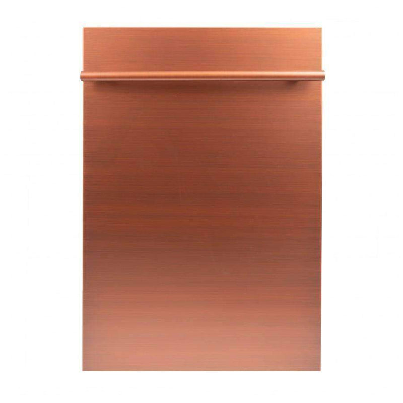 ZLINE 18' Dishwasher in Copper with Stainless Steel Tub and Modern Style Handle (DW-C-18) Dishwashers ZLINE 
