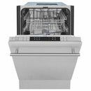 ZLINE 18" Dishwasher in DuraSnow Stainless Steel with Stainless Steel Tub and Modern Style Handle (DW-SN-18) Dishwashers ZLINE 