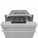ZLINE 18" Dishwasher in DuraSnow Stainless Steel with Stainless Steel Tub and Modern Style Handle (DW-SN-18) Dishwashers ZLINE 