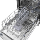 ZLINE 18" Dishwasher in DuraSnow Stainless Steel with Stainless Steel Tub and Traditional Style Handle (DW-SN-H-18) Dishwashers ZLINE 