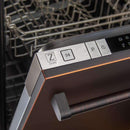 ZLINE 18' Dishwasher in Oil-Rubbed Bronze with Stainless Tub and Traditional Style Handle (DW-ORB-H-18) Dishwashers ZLINE 