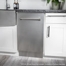 ZLINE 18" Tallac Series 3rd Rack Top Control Dishwasher in Custom Panel Ready with Stainless Steel Tub, 51dBa (DWV-18) Dishwashers ZLINE 