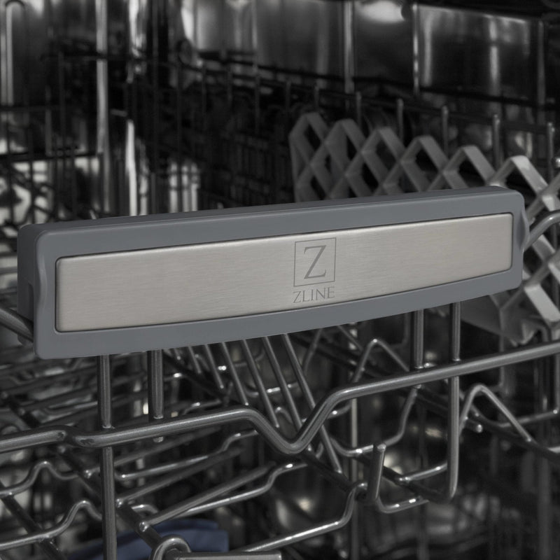 ZLINE 18" Tallac Series 3rd Rack Top Control Dishwasher in Custom Panel Ready with Stainless Steel Tub, 51dBa (DWV-18) Dishwashers ZLINE 
