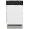 ZLINE 18-Inch Tallac Series 3rd Rack Top Control Dishwasher in Custom Panel Ready with Stainless Steel Tub, 51dBa (DWV-18)