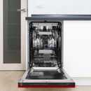 ZLINE 18" Tallac Series 3rd Rack Top Control Dishwasher in Red Gloss with Stainless Steel Tub, 51dBa (DWV-RG-18) Dishwashers ZLINE 