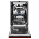 ZLINE 18" Tallac Series 3rd Rack Top Control Dishwasher in Red Gloss with Stainless Steel Tub, 51dBa (DWV-RG-18) Dishwashers ZLINE 