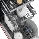 ZLINE 18" Tallac Series 3rd Rack Top Control Dishwasher in Red Matte with Stainless Steel Tub, 51dBa (DWV-RM-18) Dishwashers ZLINE 