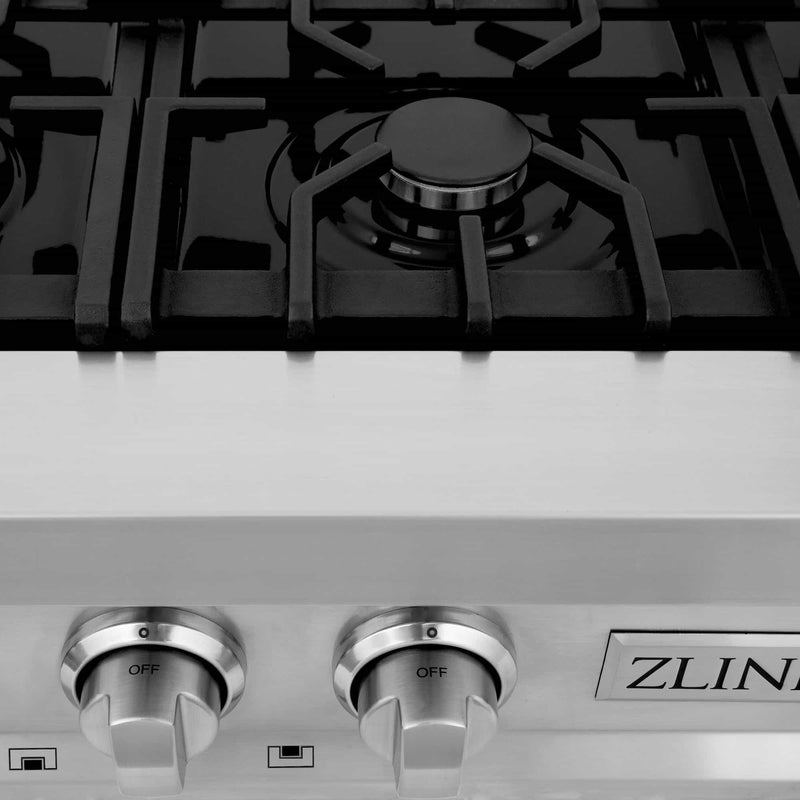 ZLINE 2-Piece Appliance Package - 36-inch Rangetop & 30-inch Wall Oven in Stainless Steel (2KP-RTAWS36) Appliance Package ZLINE 