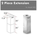 ZLINE 2 Piece Chimney Extension for 10'-12' Ceiling, 2PCEXT-GL9i Range Hood Accessories ZLINE 