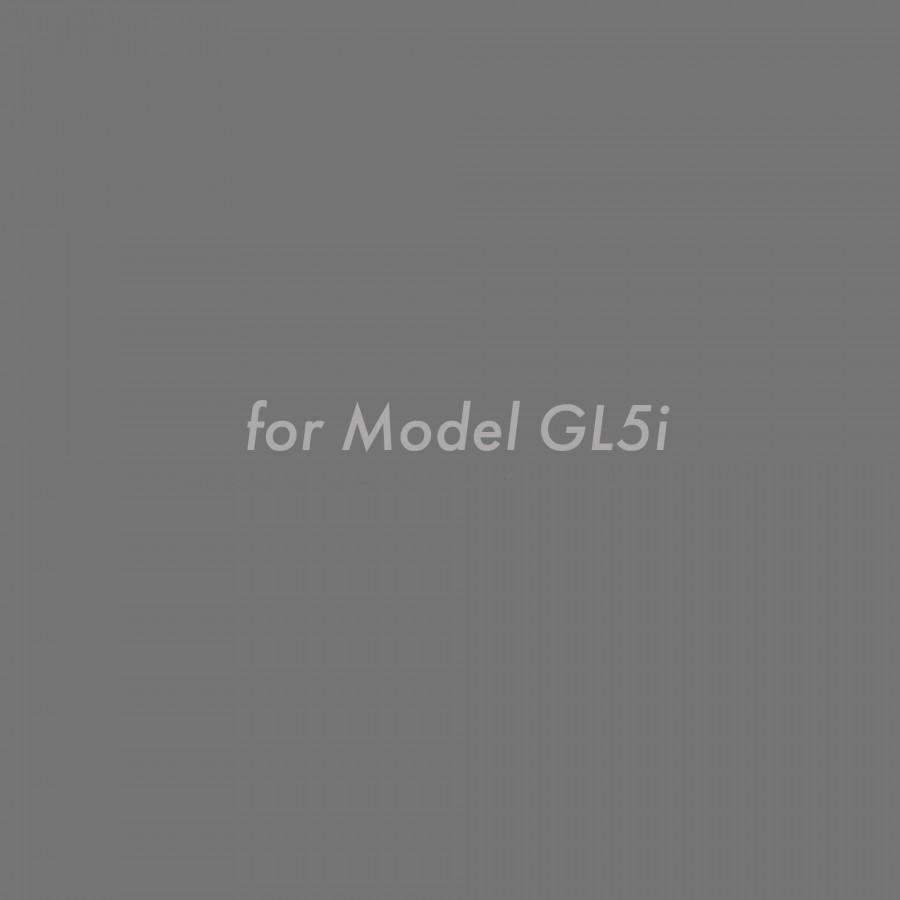 Two-piece stainless steel chimney extension for Model GL5i