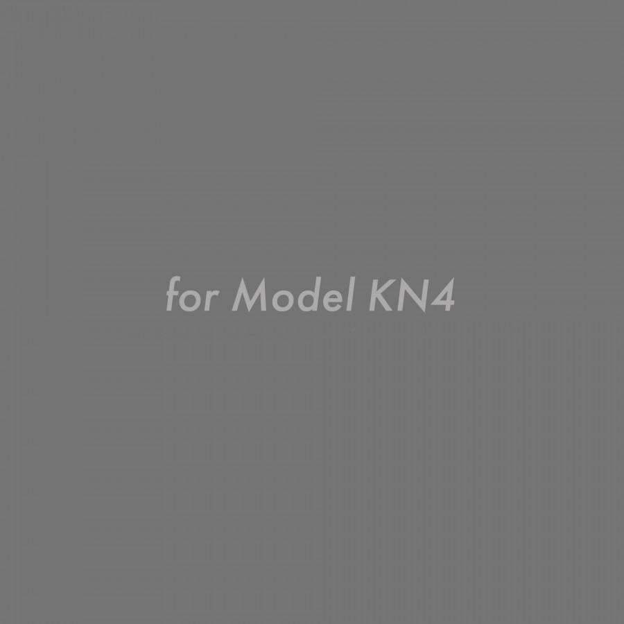Gray instruction panel for Model KN4 chimney extension, plain surface