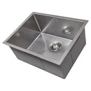 ZLINE 23" Meribel Undermount Single Bowl DuraSnow® Stainless Steel Kitchen Sink with Bottom Grid (SRS-23S) Kitchen Sink ZLINE 