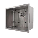 ZLINE 23" Meribel Undermount Single Bowl Stainless Steel Kitchen Sink with Bottom Grid (SRS-23) Kitchen Sink ZLINE 