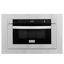 ZLINE 24" 1.2 cu. ft. Stainless Steel Microwave Drawer with 30" Trim Kit (MWD-TK-30) Microwaves ZLINE 