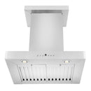 ZLINE 24" Convertible Vent Wall Mount Range Hood in Stainless Steel with Crown Molding (KECRN-24) Range Hoods ZLINE 