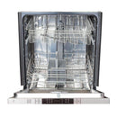 ZLINE 24" Dishwasher in Blue Matte with Stainless Steel Tub and Modern Style Handle (DW-BM-H-24) Dishwashers ZLINE 