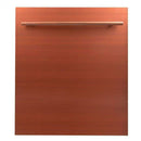 ZLINE 24" Dishwasher in Copper Finish with Stainless Steel Tub and Modern Style Handle (DW-C-24) Dishwashers ZLINE 