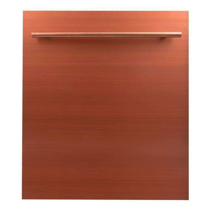 ZLINE 24" Dishwasher in Copper Finish with Stainless Steel Tub and Modern Style Handle (DW-C-24) Dishwashers ZLINE 